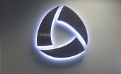 Логотип ОФК нержавеющая сталь